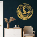 Snowboarder Metal Wall Art