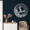 Snowboarder Metal Wall Art