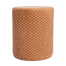 Evie Outdoor Patio Round MGO Side Table Brown