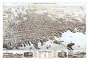 Vintage Map of New Bedford, Massachusetts 1876