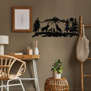 Wolf Family Metal Wall Art