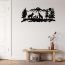 Wolf Family Metal Wall Art