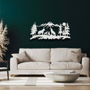 Wolf Family Metal Wall Art