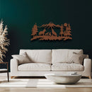 Wolf Family Metal Wall Art