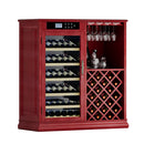 69 Bottles Wood Wine Refrigerator Cabinet
