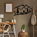 Biker And Dog Metal Wall Art