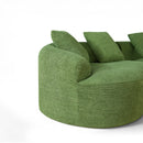 110-Inch Curved Sofa for Living Room, Oversized Recliner by HouseOfZazla