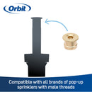 15 ft. Brass Quarter Pattern Spray Sprinkler Nozzle 53217