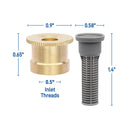 15' Brass Full Pattern Nozzle 53247