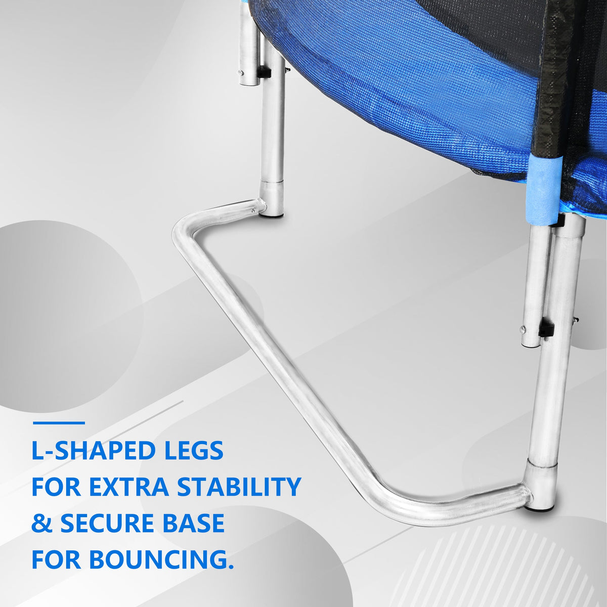 8FT Trampoline with Basketball Board and Inflator, photo 2 of 7