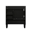 30" Black Bathroom Vanity by HouseOfZazla