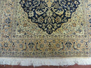 4' X 6' Handmade Ultra Fine India Floral Oriental Wool Silk Rug Hand Knotted