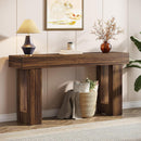 Console Table, Extra Long Narrow Sofa Table for Living Hallway by HouseOfZazla