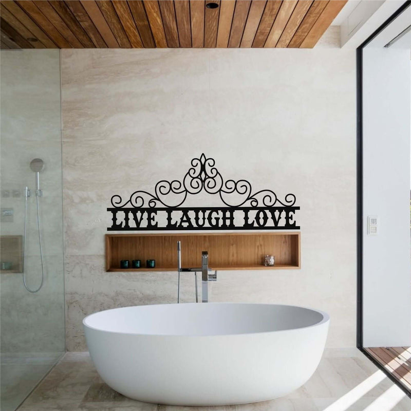 Live Laugh Love Metal Wall Art