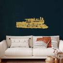 Vintage Train Metal Wall Art