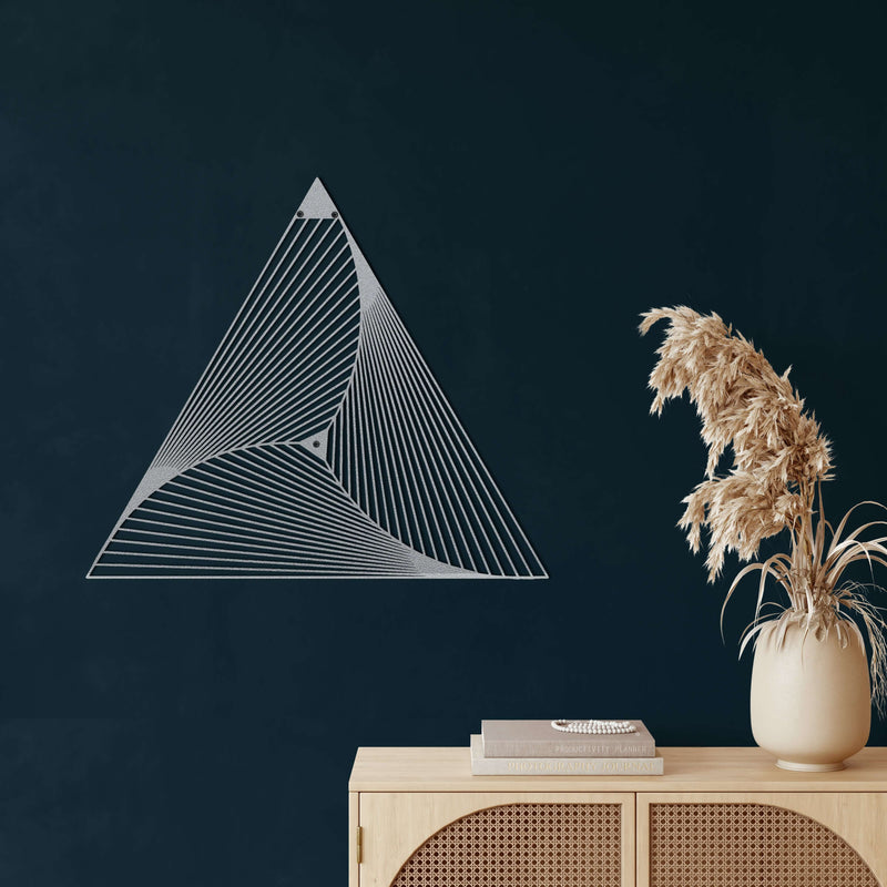 Triangle Metal Wall Art