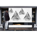 Triangle Metal Wall Art