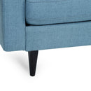 Jenny Contemporary Tufted Fabric 3 Seater Sofa by HouseOfZazla