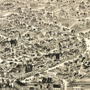 Vintage Map of Newton, Massachusetts 1897