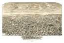Vintage Map of Newton, Massachusetts 1897