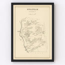 Vintage Map of Stratham, New Hampshire 1892