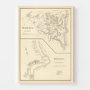 Vintage Map of Hampton, New Hampshire 1892