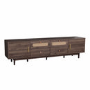 TV Stand With Drawers, Accent Entertainment Center For Living Room - Dark Brown by HouseOfZazla