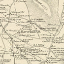 Vintage Map of Haverhill, New Hampshire 1892