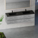 72" Floating Vanity with Sink, Modern Wall-Mounted Storage Cabinet by HouseOfZazla
