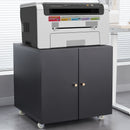 Office Furniture Copier Cabinet 2 Door Steel Copier Stand Mobile Pedestal File Printer Stand by HouseOfZazla