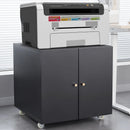 Office Furniture Copier Cabinet 2 Door Steel Copier Stand Mobile Pedestal File Printer Stand by Unique Piece Furniture