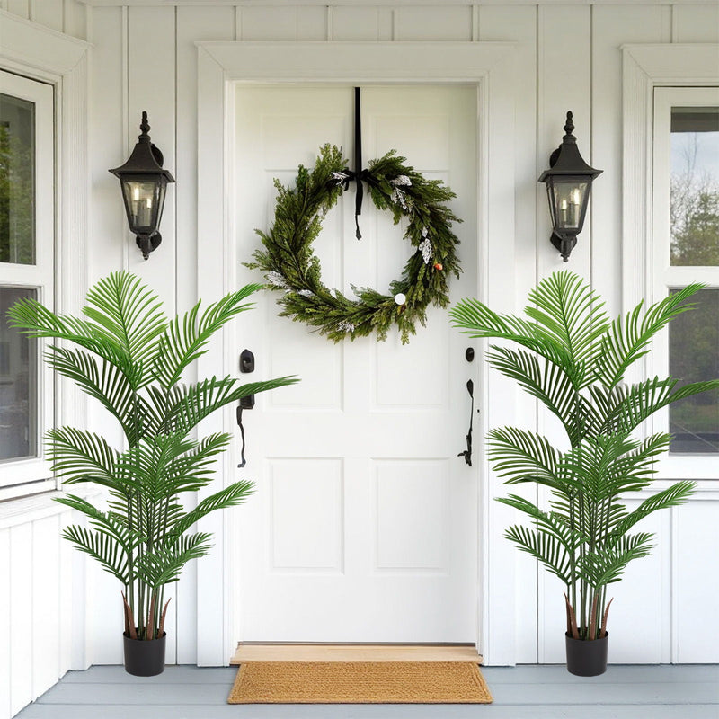Simulate Plastic Flower Boxes With Leaves For Outdoor Home Decor (Set of 2) -, photo 4 of 11