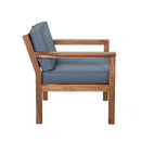 A Multi-person Sofa Set with A Small Table, Suitable for Gardens, Backyards, and Balconies.