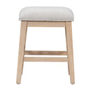 4-piece Dining Bar Table Set with 3 Upholstered Stools, Multifunctional Dining Table with 3 Drawers (Natural Wood Wash)