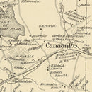 Vintage Map of Canaan, New Hampshire 1892
