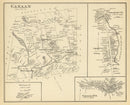 Vintage Map of Canaan, New Hampshire 1892