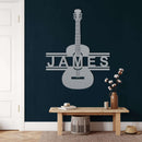 Personalized Guitar Metal Wall Art