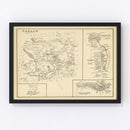 Vintage Map of Canaan, New Hampshire 1892