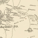 Vintage Map of Orford, New Hampshire 1892