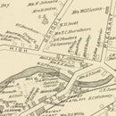 Vintage Map of Enfield, New Hampshire 1892