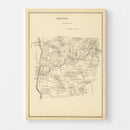 Vintage Map of Lebanon, New Hampshire 1892