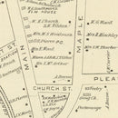 Vintage Map of West Lebanon, New Hampshire 1892