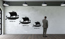 Viking Ship Metal Wall Art