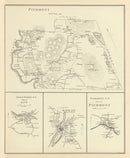 Vintage Map of Piermont, New Hampshire 1892