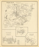 Vintage Map of Franconia, New Hampshire 1892