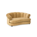 Halle 35.5" Rolled Arm Channel-Tufted Dog Sofa Bed