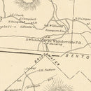 Vintage Map of Easton, New Hampshire 1892