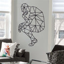 Thinking Man Metal Wall Art