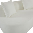 Elegant Curved Sectional Sofa With Full Foam Comfort by HouseOfZazla