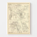 Vintage Map of Ashland, New Hampshire 1892